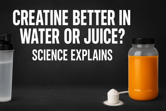 Creatine Better in Water or Juice? Science Explains the Best Method