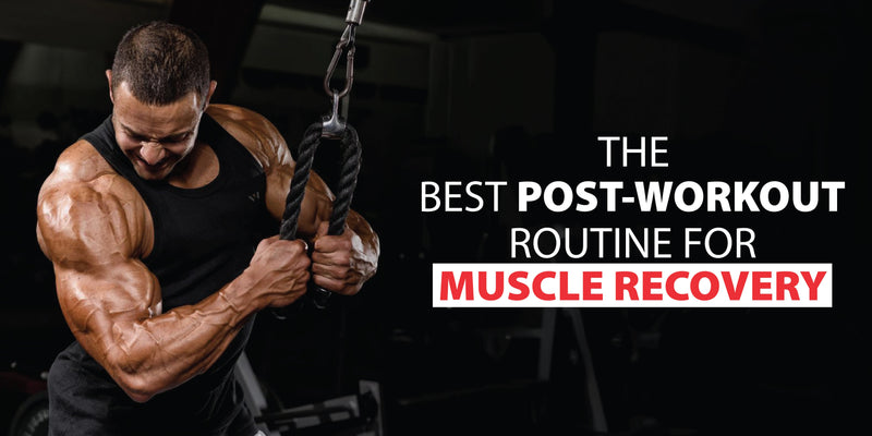 Athlete performing post-workout exercise demonstrating the best routine for muscle recovery and faster muscle repair