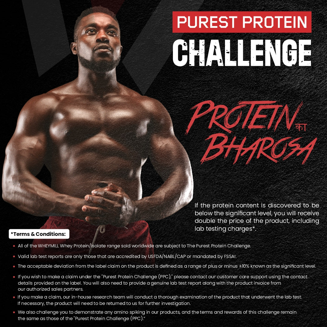 Whey Protein Isolate | 28g Protein, 3g Creatine, 7g BCAA | Easy Mixing, Low Carbs | For Men & Women